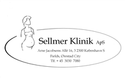 logo for SELLMER KLINIK ApS