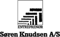logo for SØREN KNUDSEN. ENTREPRENØRFORRETNING A/S