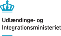 Udlændinge- og Integrationsministeriet logo