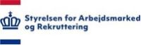 Styrelsen for Arbejdsmarked og Rekruttering logo