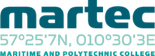 Den selvejende institution MARTEC - Maritime and Polytechnic College logo