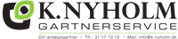 K. Nyholm Gartnerservice ApS logo