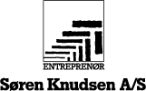 SØREN KNUDSEN. ENTREPRENØRFORRETNING A/S logo